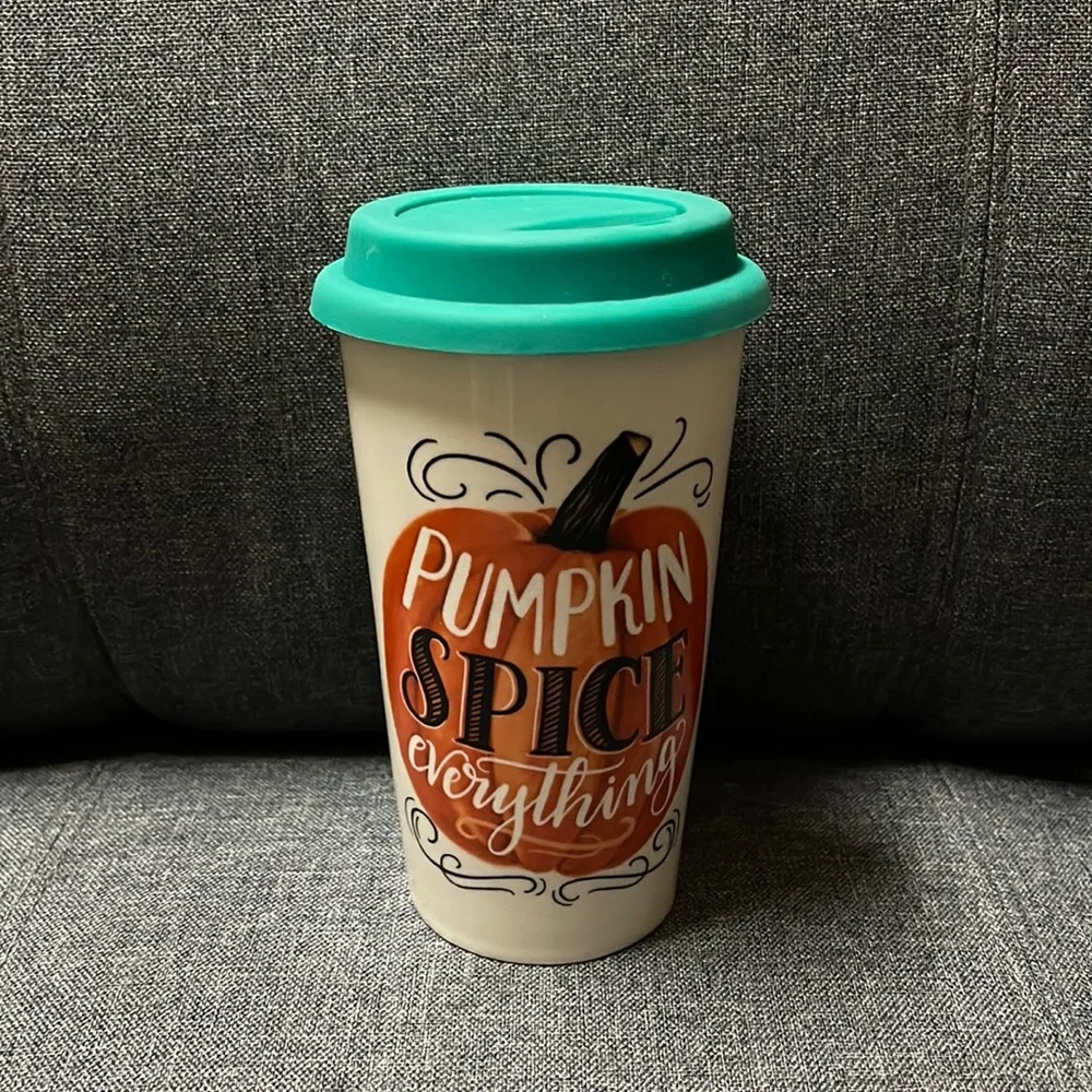 Anthropologie Autumn Travel Mug